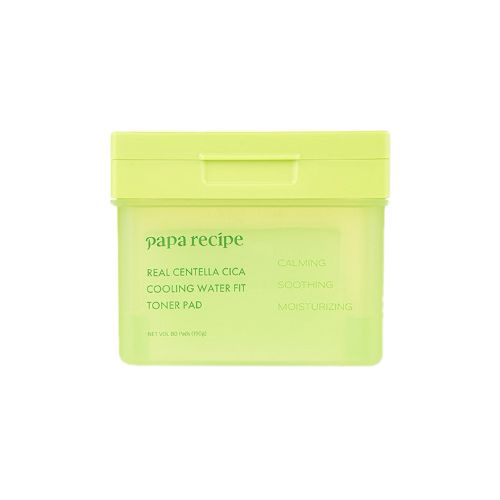Papa Recipe - Real Centella Cica Cooling Water Fit Toner Pad - 80pads / 190g