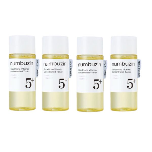 numbuzin - No.5+ Glutathione Vitamin Concentrated Toner - 30ml (4ea) Set