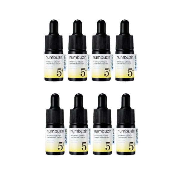 numbuzin - No.5+ Glutathione Vitamin Concentrated Serum - 10ml (8ea) Set