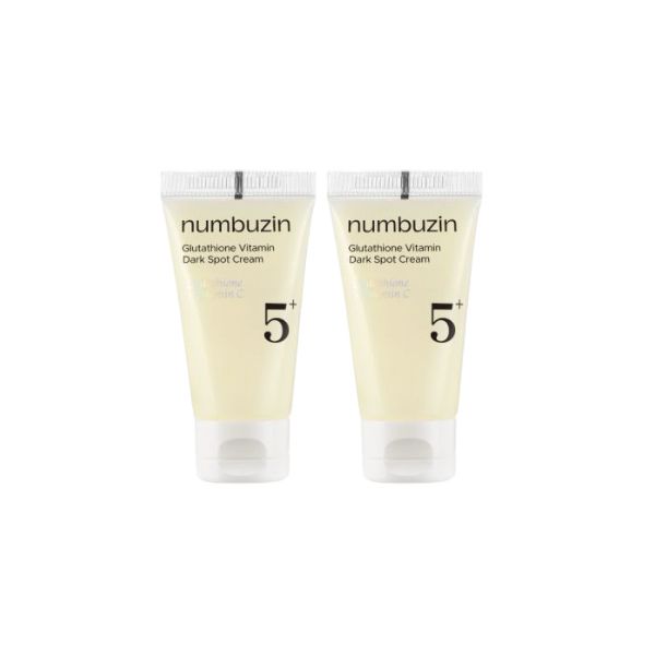 numbuzin - No.5+ Glutathione Vitamin Dark Spot Cream - 15ml DUO Set