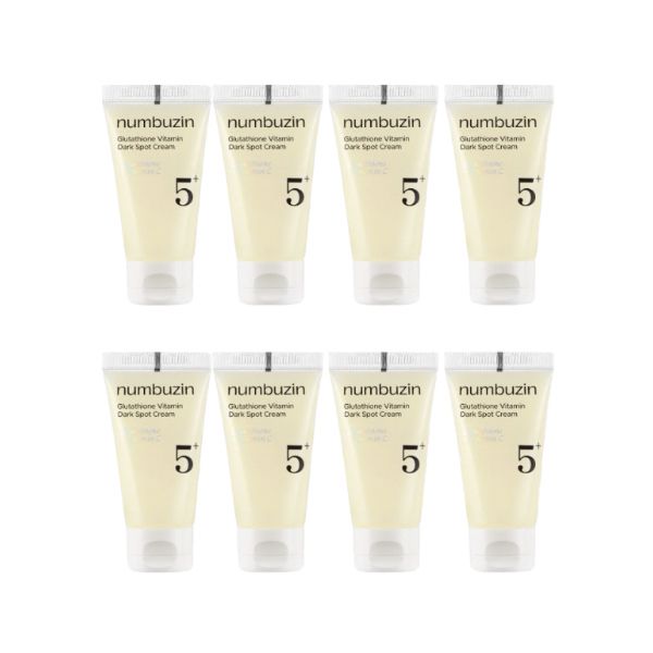 numbuzin - No.5+ Glutathione Vitamin Dark Spot Cream - 15ml (8ea) Set