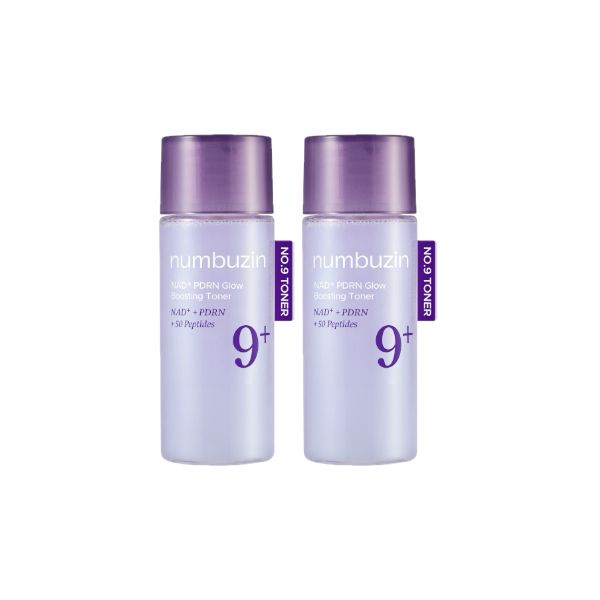 numbuzin - No.9 NAD+ PDRN Glow Boosting Toner - 30ml DUO Set